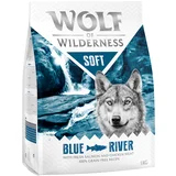 Wolf of Wilderness 2 x 1 kg suha hrana po posebni ceni! - "Soft - Blue River" - losos