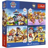 Trefl Psići u ophodnji - 4 x 88 kom Premium Plus Kids puzzle - Cijene