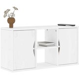 TV ormarić ODDA bijeli 79x24x40 cm puno drvo bor | shoptok.hr