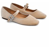 Resti Women's ballet flats a' la velvet with a buckle and strap Enribes | ePonuda.com