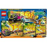 Lego City Stuntz Kaskaderski tovornjak in izziv z ognjenim obročem številka 60357 | Shoptok.si