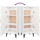  Komoda bela 34,5x34x90 cm konstruiran les, (20654523) | Shoptok.si