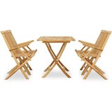  5-dijelni vrtni blagovaonski set od masivne tikovine | shoptok.hr