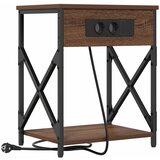  Noćni ormar Smeđi hrast 41 x 31 x 51 cm Konstruirano drvo | shoptok.hr