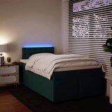  Krevet box spring s madracem tamnozeleni 120x190 cm baršunasti | shoptok.hr