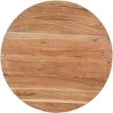 vidaXL Jedilna miza 80 cm trden akacijev les | Shoptok.si