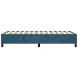  Za krevet s oprugama tamnoplavi 90x200 cm baršunasti | shoptok.hr