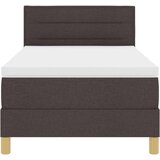  vzmetnica za posteljo s vzmetnico temno rjava 90x200 cm Tkanina, (22083236) | Shoptok.si