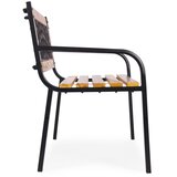 Multi Garden drvena vrtna klupa s ukrasnim naslonom 118 × 52 cm, park stil | shoptok.hr