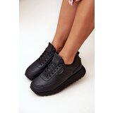 Big Star Women's Leather Sneakers On Platform | ePonuda.com