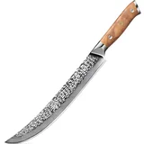 Damaskasti kuhinjski nož ZA-37485 - Slicer / Smeđa KP37485