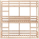  Trostruki krevet na kat 80 x 200 cm od masivne borovine | Eponuda.com