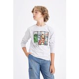 Defacto Boys Marvel Comics Crew Neck Long Sleeve T-Shirt Cene