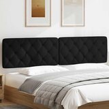  Jastuk za uzglavlje crni 200 cm od tkanine | shoptok.hr
