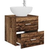  Umivaonik s policom Staro drvo 49,5 x 44,5 x 66,5 cm | shoptok.hr
