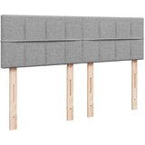 vidaXL Otomanski krevet s madracem svijetlosivi 140x190 cm od tkanine | shoptok.hr