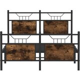 vidaXL Okvir kreveta bez madraca boja hrasta 120 x 190 cm drveni | shoptok.hr