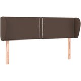 vidaXL Vzglavje z ušesi rjavo 147x23x78/88 cm umetno usnje, (20735904) | Shoptok.si