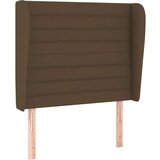  Box spring postelja z vzmetnico temno rjava 80x200 cm blago, (20898795) | Shoptok.si