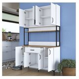 Hanah home Komoda s ladicama JE127 3401, 120x198,6x40 cm, Bijela | Eponuda.ba