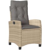  5-dijelni vrtni blagovaonski set od poliratana s jastucima bež | shoptok.hr