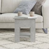  Stolić za kavu siva boja betona 40x40x42 cm konstruirano drvo | Shoptok.si