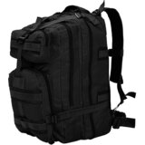 vidaXL Nahrbtnik v vojaškem stilu 50 L črn, (22156457) | Shoptok.si