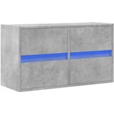  Zidni TV ormarić s LED svjetlima boja betona 80 x 31 x 45 cm | shoptok.hr