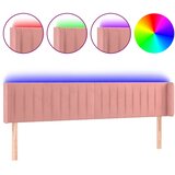  LED uzglavlje ružičasto 183x16x78/88 cm baršunasto | Eponuda.ba