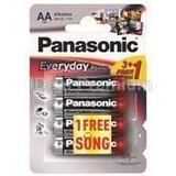 Panasonic baterije LR6EPS/4BP -AA 4kom 3+1F Alkaline Every | ePonuda.com
