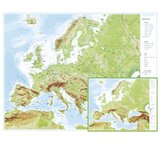  KARTA EUROPE 56X49 CM PLASTIFICIRANA OBOSTRANA TRSAT Cene