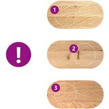 vidaXL Mizna plošča 80x40x4 cm trdna hrastovina ovalna | Shoptok.si