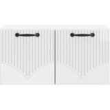 vidaXL TV ormar za zid Zidne Bijela visokog sjaja 59 5 x 31 x 30 cm - Bijela visokog sjaja 59 5 x 31 cm | shoptok.hr