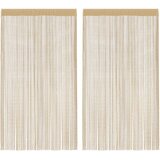  Končane Zavjese 2 kom 100x250 cm Bež | shoptok.hr