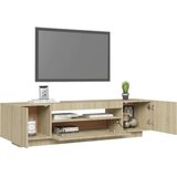 vidaXL TV ormarić s LED svjetlima boja hrasta sonome 160 x 35 x 40 cm | shoptok.hr