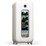 Klarstein Shirley 15 Uno, hladnjak za vino, 15 boca, 5 - 20 °C, kontrola na dodir, retro | shoptok.hr