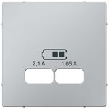 Merten Aluminijasta osrednja plošča za polnilni vložek USB MEG4367-0460, (21224828) | Shoptok.si