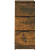  Komode 2 kom boja dimljenog hrasta 30x30x70cm konstruirano drvo | shoptok.hr