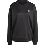 Adidas Sweater majica 'Trefoil' crna / bijela