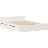 vidaXL Okvir kreveta bez madraca bijeli 140x200 cm od masivne borovine | shoptok.hr