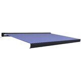  Motorizirana kazetna tenda 400 x 300 cm plavo-bijela | shoptok.hr
