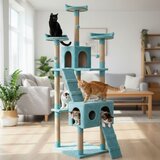 Paws &amp; Whiskers Savana - Tirkizna Kućica za Mačke | Eponuda.com