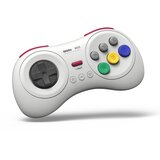 8BitDo M30 Bluetooth brezžični igralni plošček bele barve | Shoptok.si