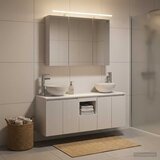  Set ormarića za kupaonicu 4 kom. Bijela Konstruirano drvo | shoptok.hr