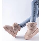 Gemre Pink snow boots adorned with fur Adelfia | shoptok.hr
