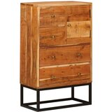  Komoda s ladicama Prirodna 55 x 30 x 90 cm Čvrsto drvo akacije | shoptok.hr