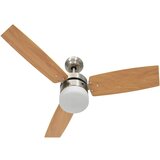  Stropni ventilator sa svjetlom i daljinskim 108 cm svjetlosmeđi | shoptok.hr