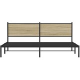 Metalni okvir kreveta bez madraca boja hrasta sonome 200x200 cm | shoptok.hr