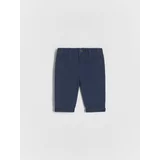 Reserved - Chino hlače s visokim udjelom pamuka - mornarsko plava