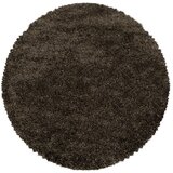 Ayyildiz Carpets Temno rjava okrogla preproga ø 200 cm Fluffy – Cene